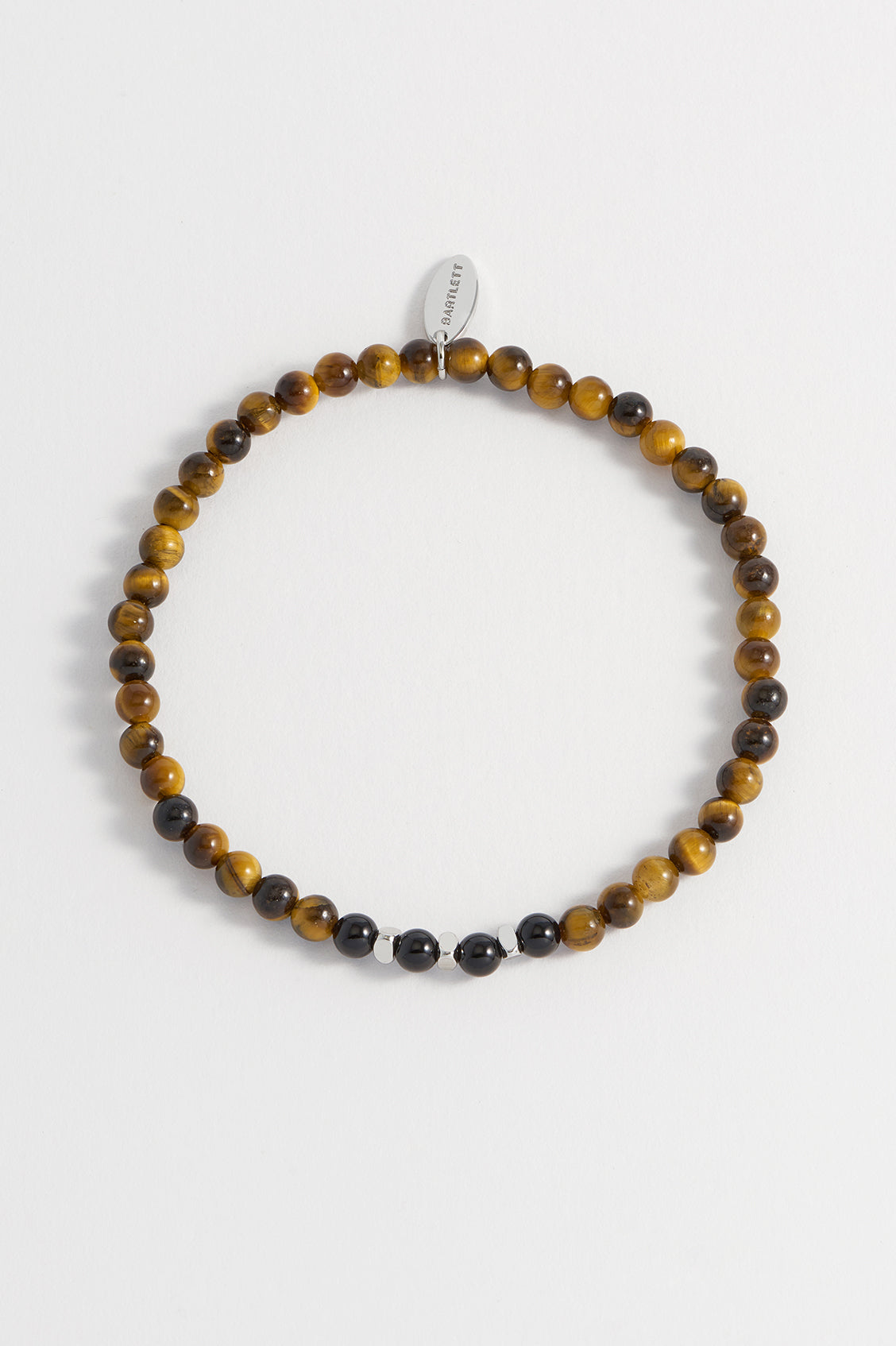 Mens Gemstone Beaded Bracelet