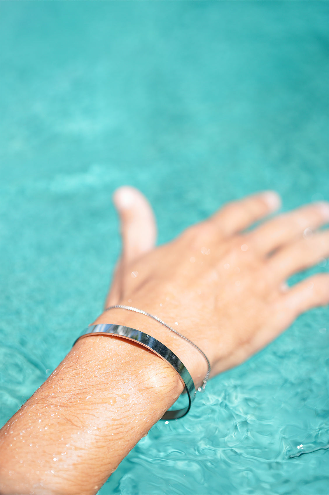 Men's Fine Curb Chain Bracelet