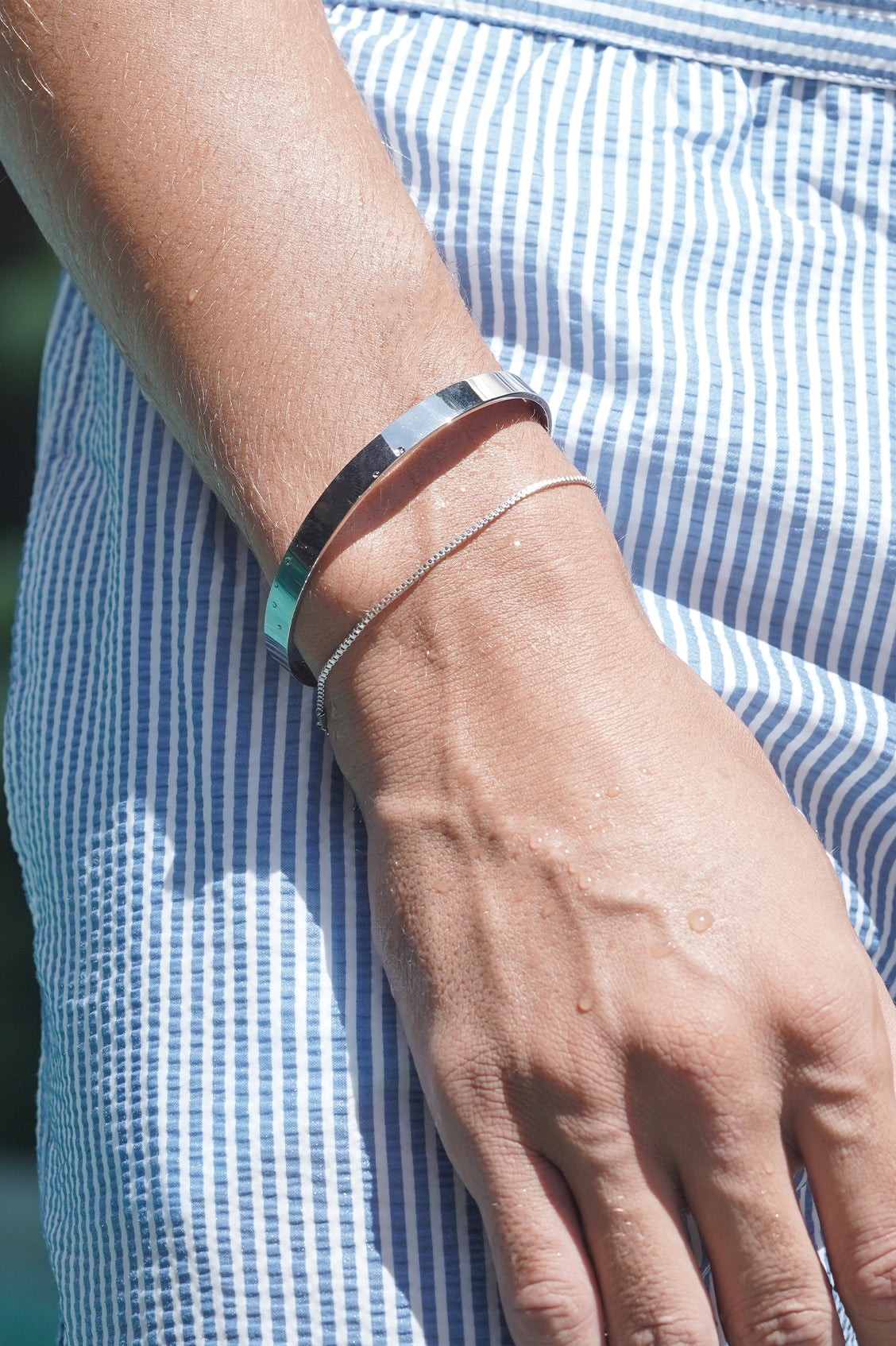 Men's Fine Curb Chain Bracelet