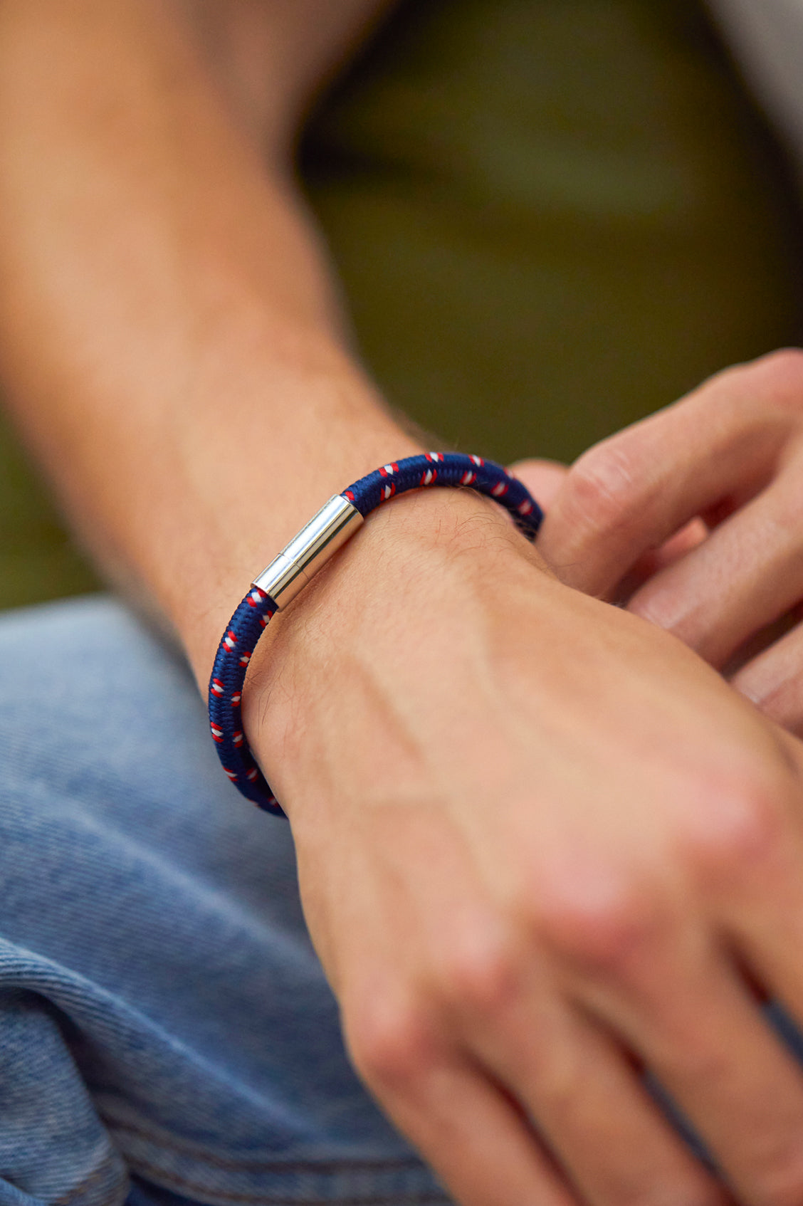 Mens Single Cord Bracelet