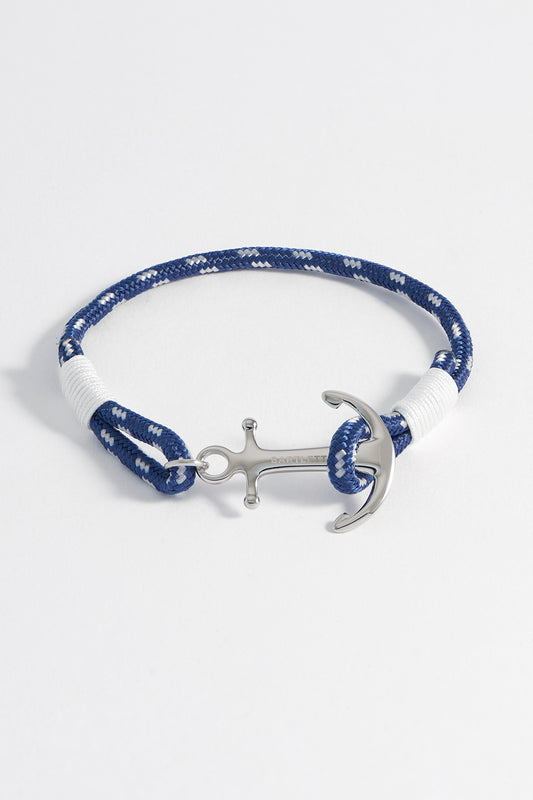 Mens Anchor Rope Bracelet