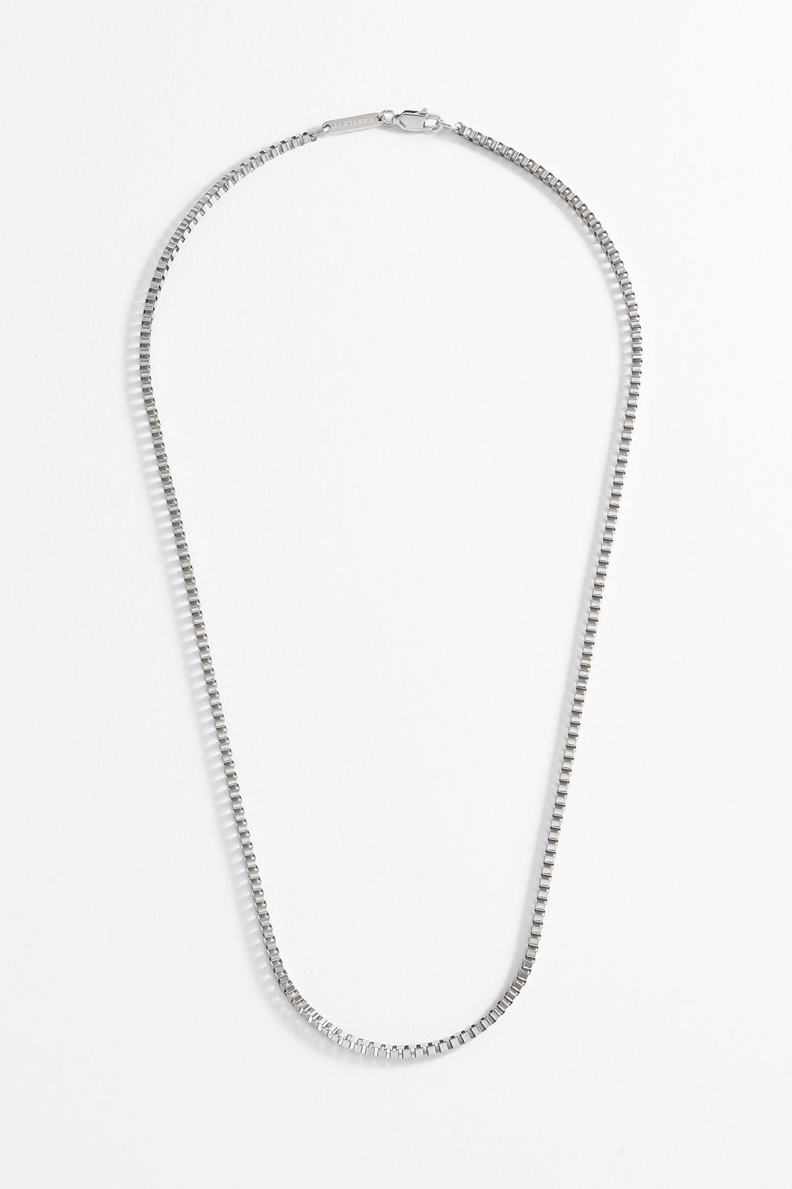 Mens Box Chain Necklace