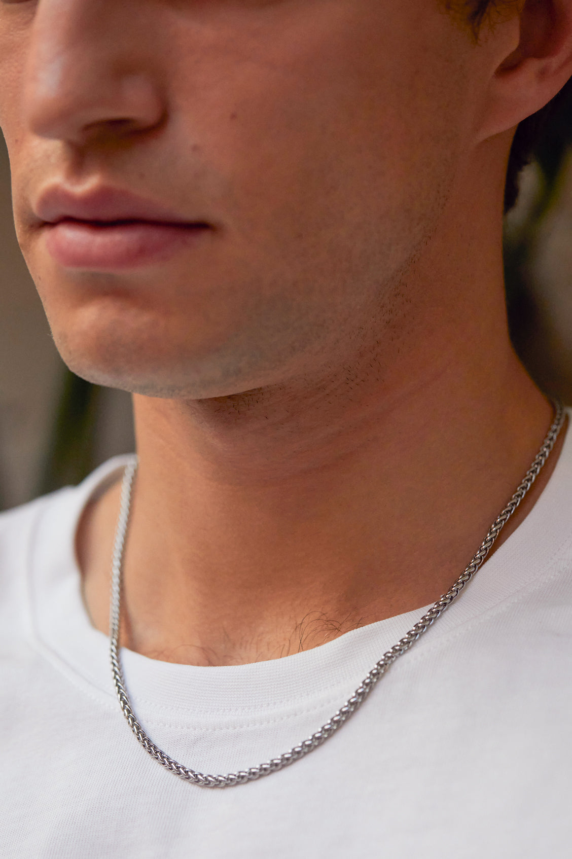 Mens Spiga Chain Necklace