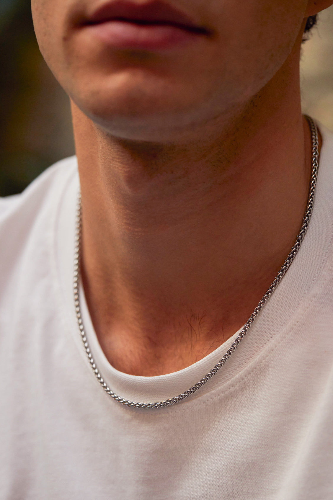 Mens Spiga Chain Necklace