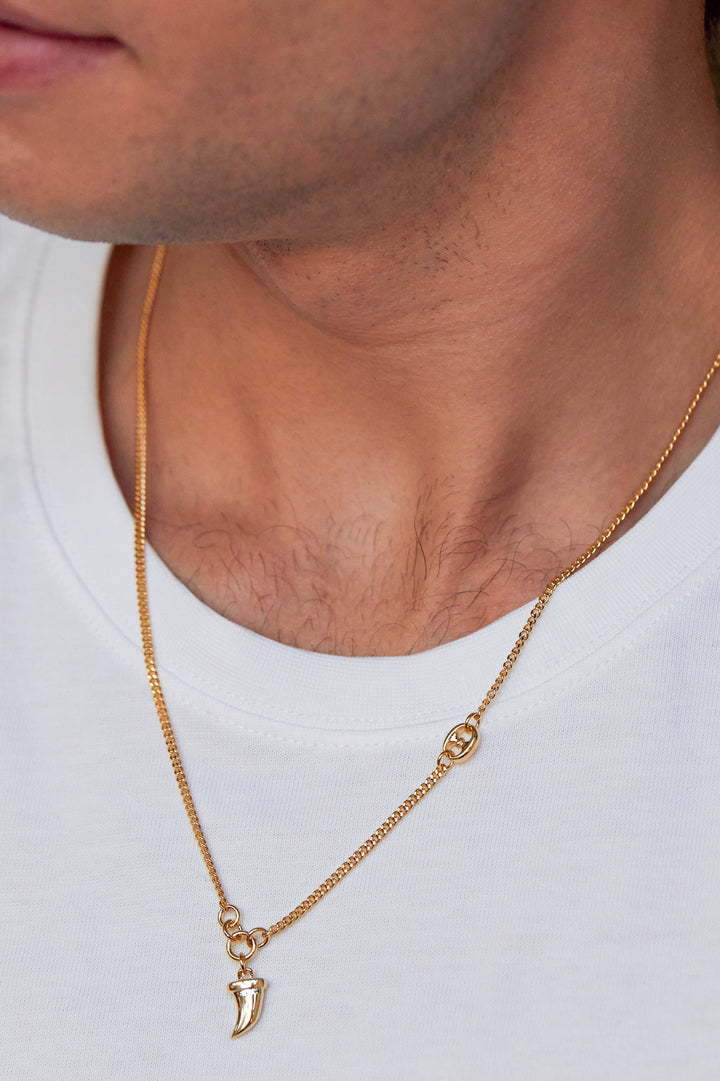 Mens Tooth Necklace