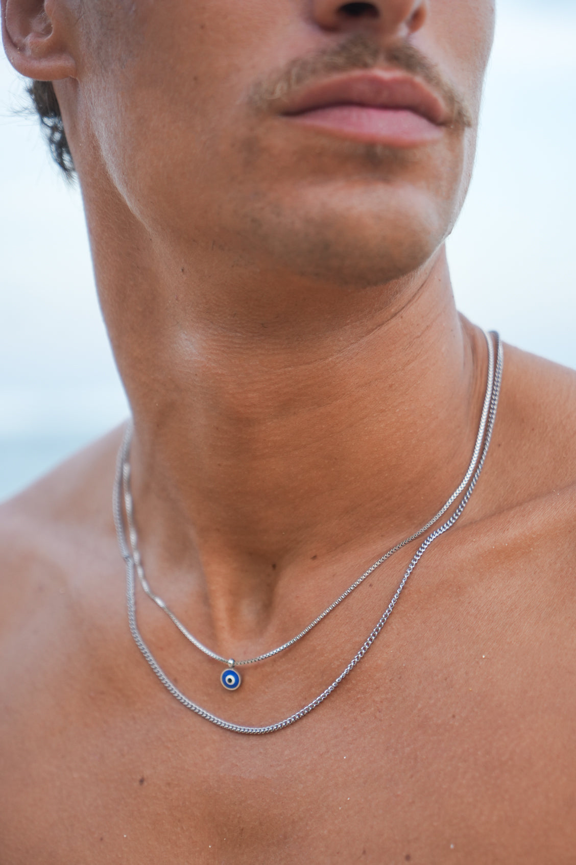 Men's Fine Curb Chain Necklace