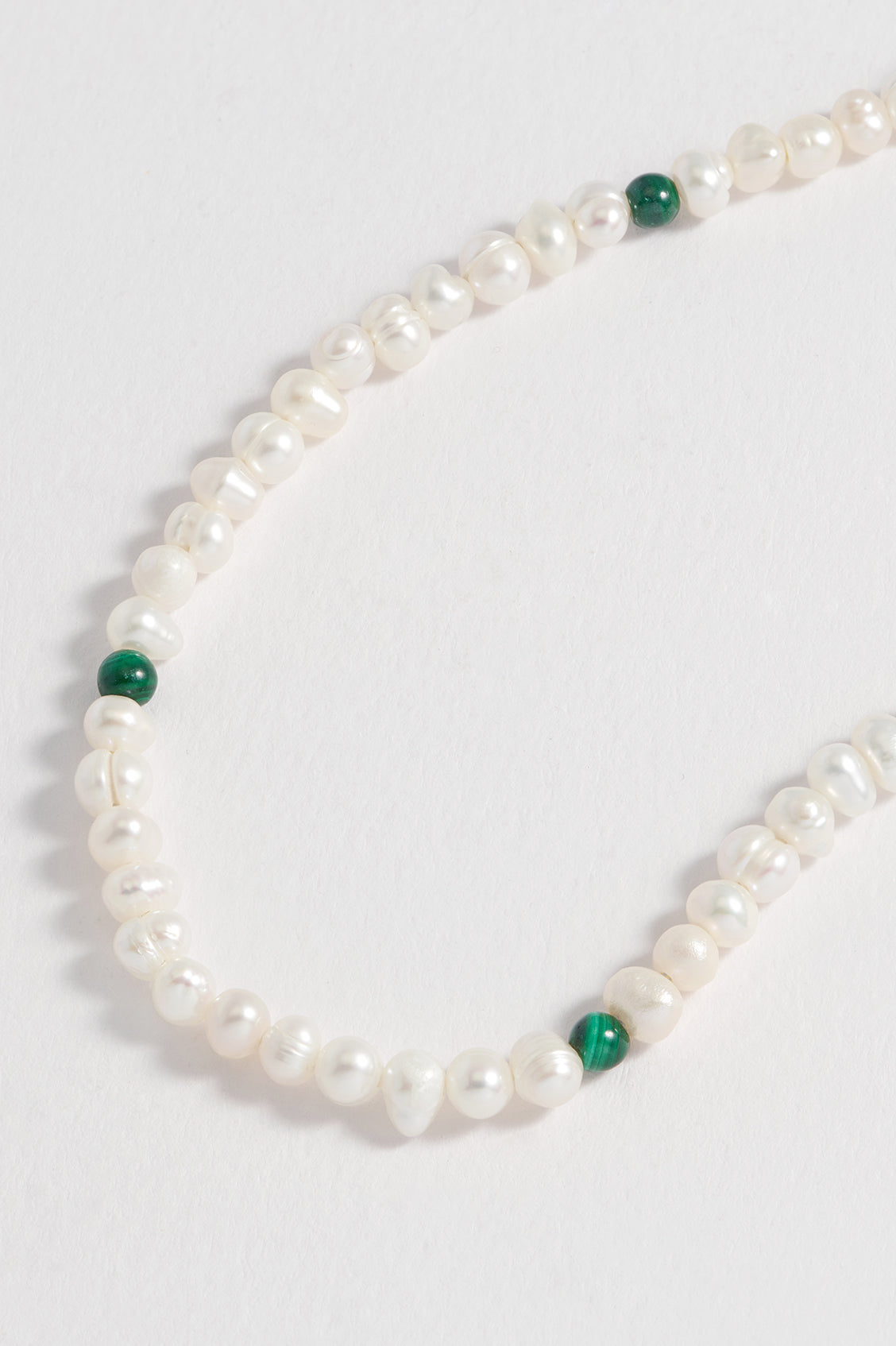 Mens Pearl and Gemstone Necklace