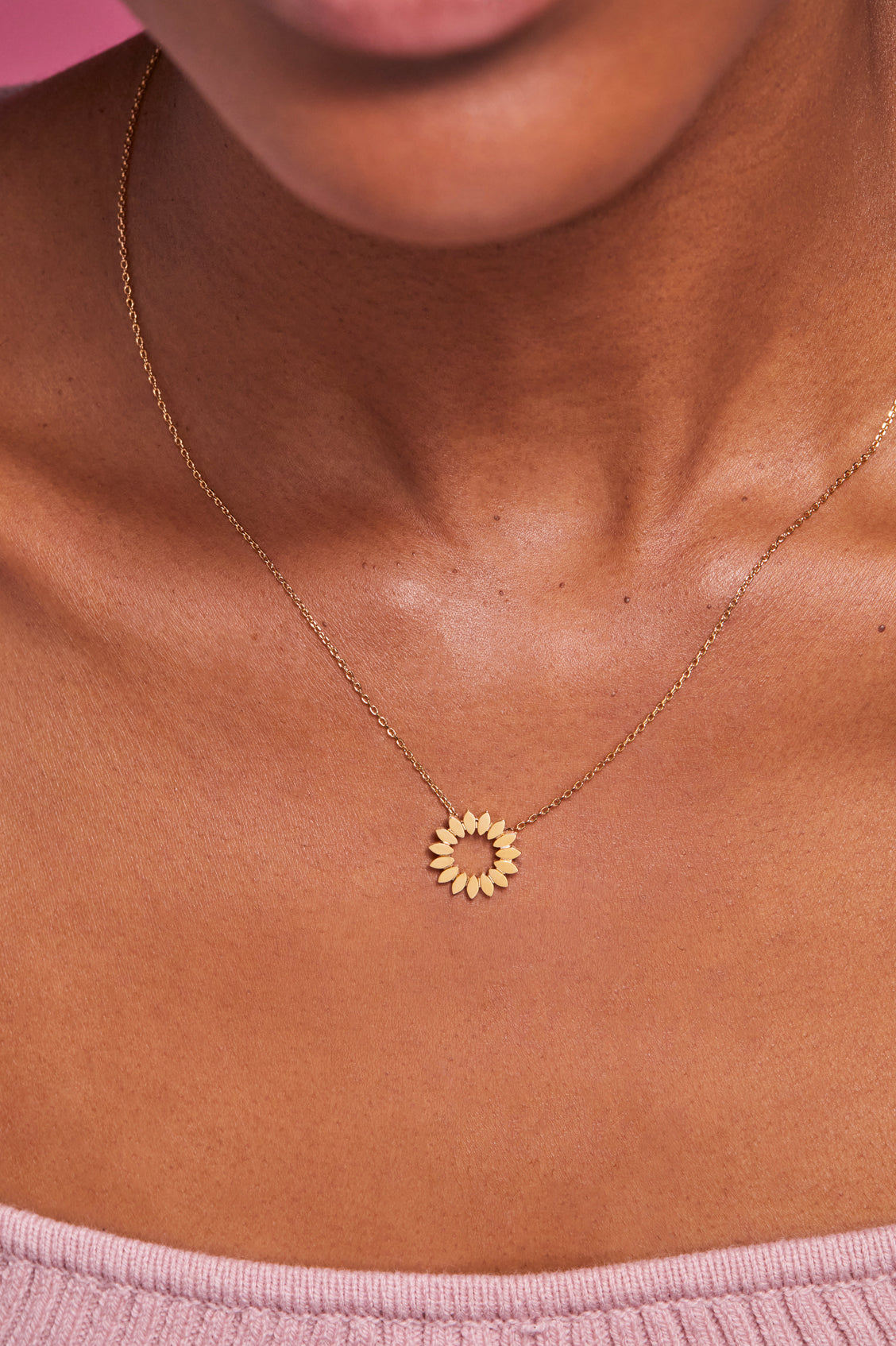 Modern Flower Necklace