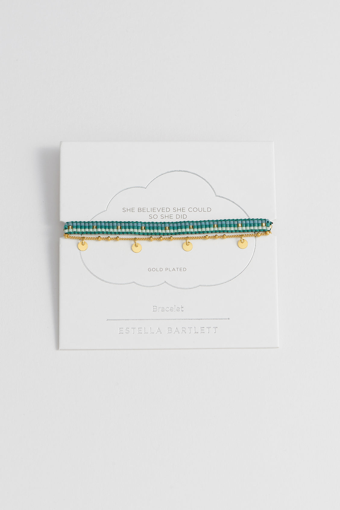 Woven Duo Beaded Charm Bracelets