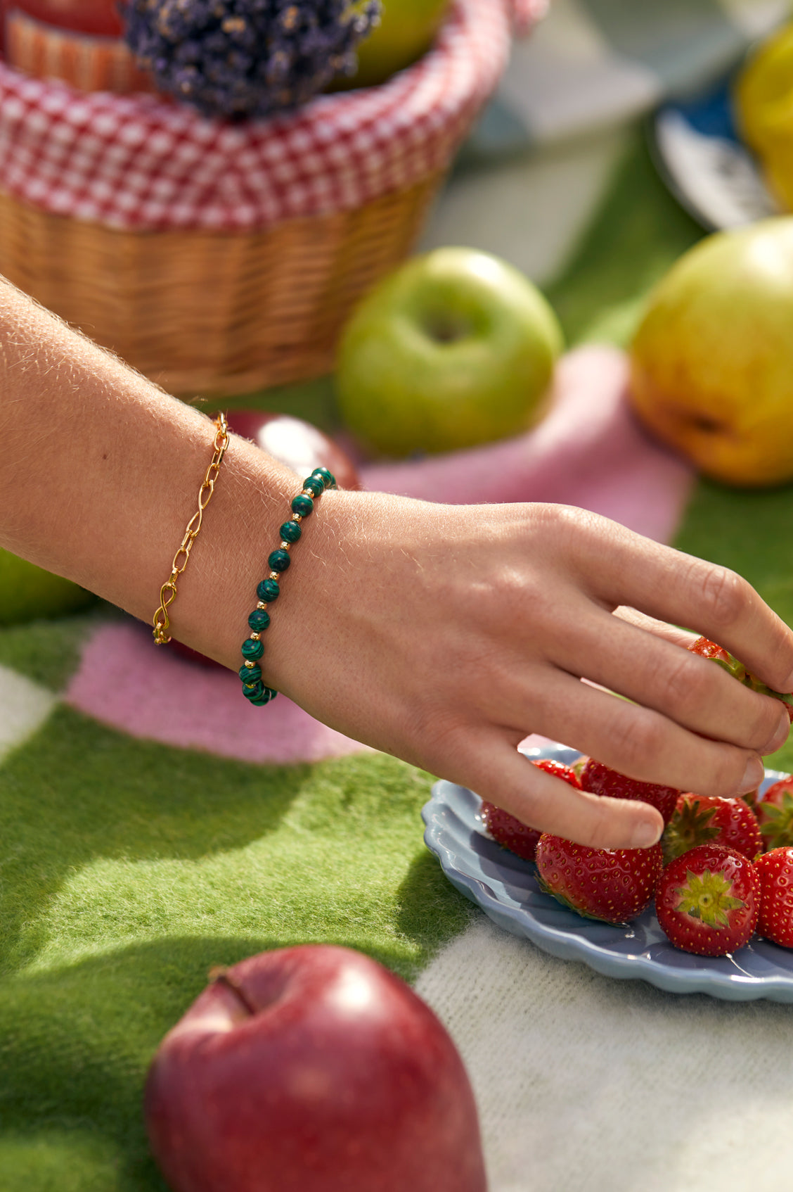 Beaded Infinity Bracelet