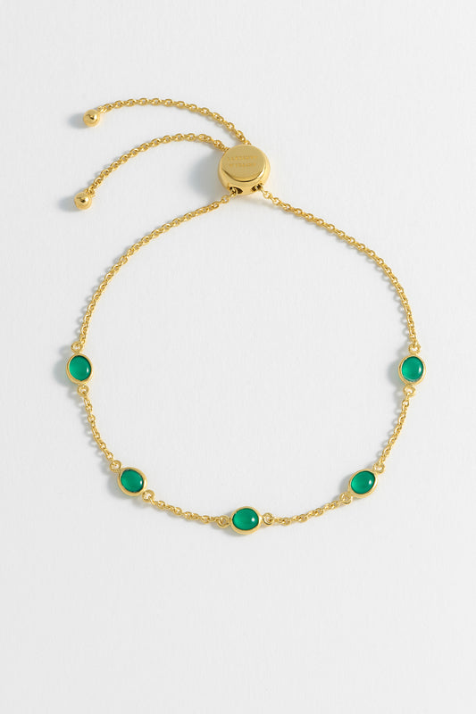 Gemstone Slider Bracelet