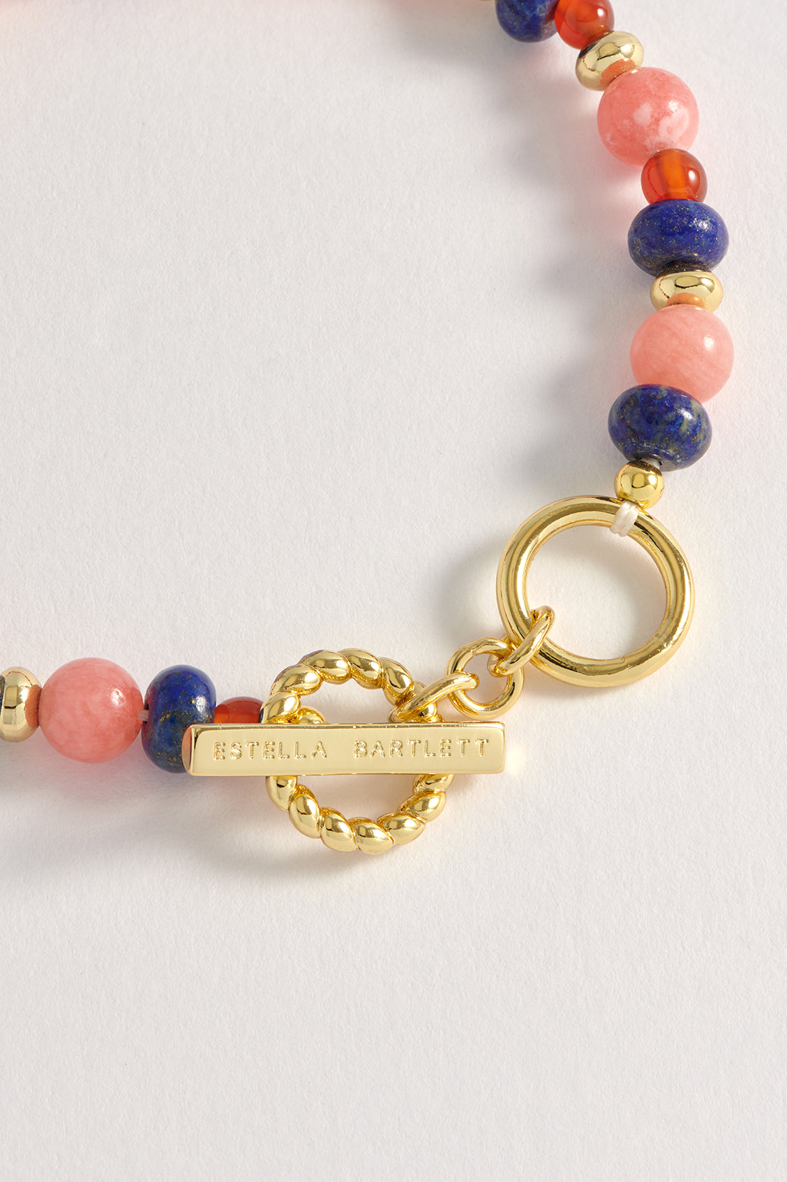 Mixed Gemstone T-Bar Bracelet