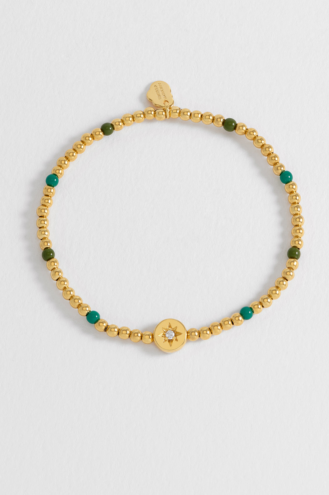 North Star Enamel Bead Bracelet