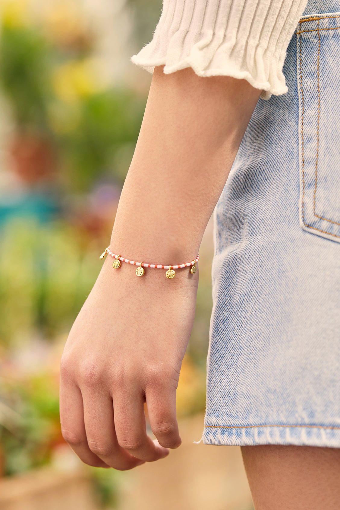 Sun Charm Miyuki Bracelet