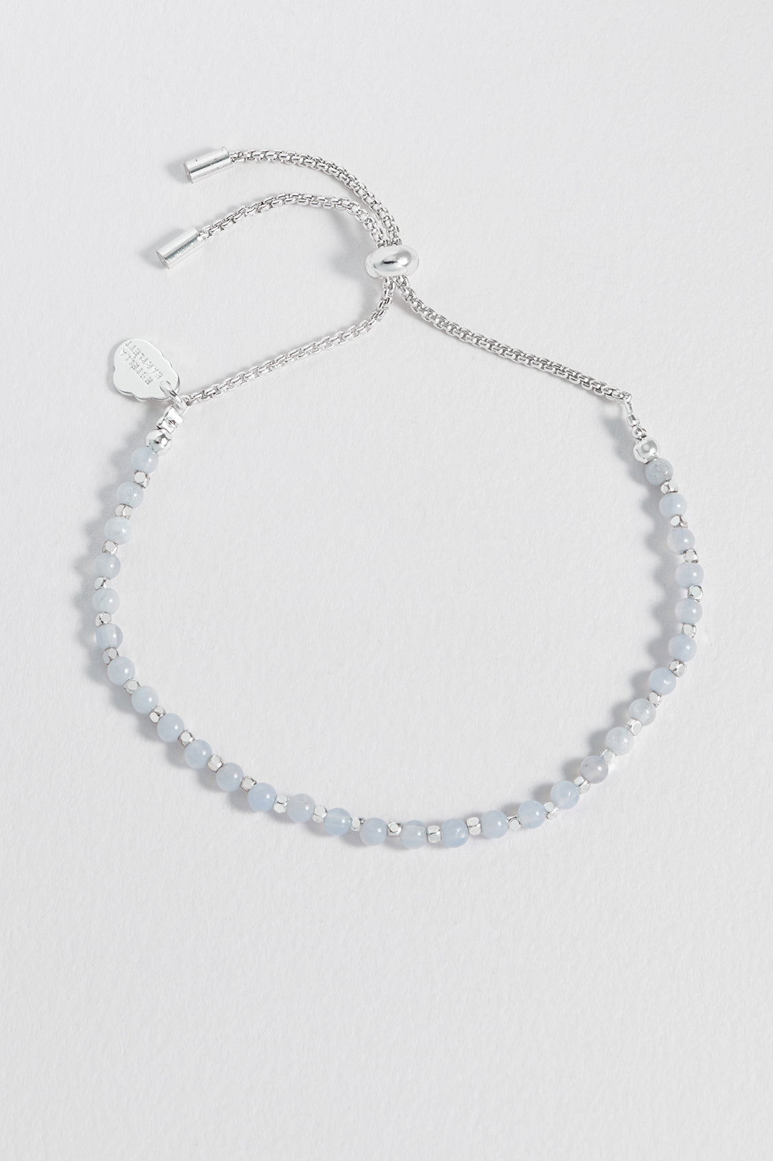 Wellness Blue Lace Agate Gemstone Amelia Bracelet