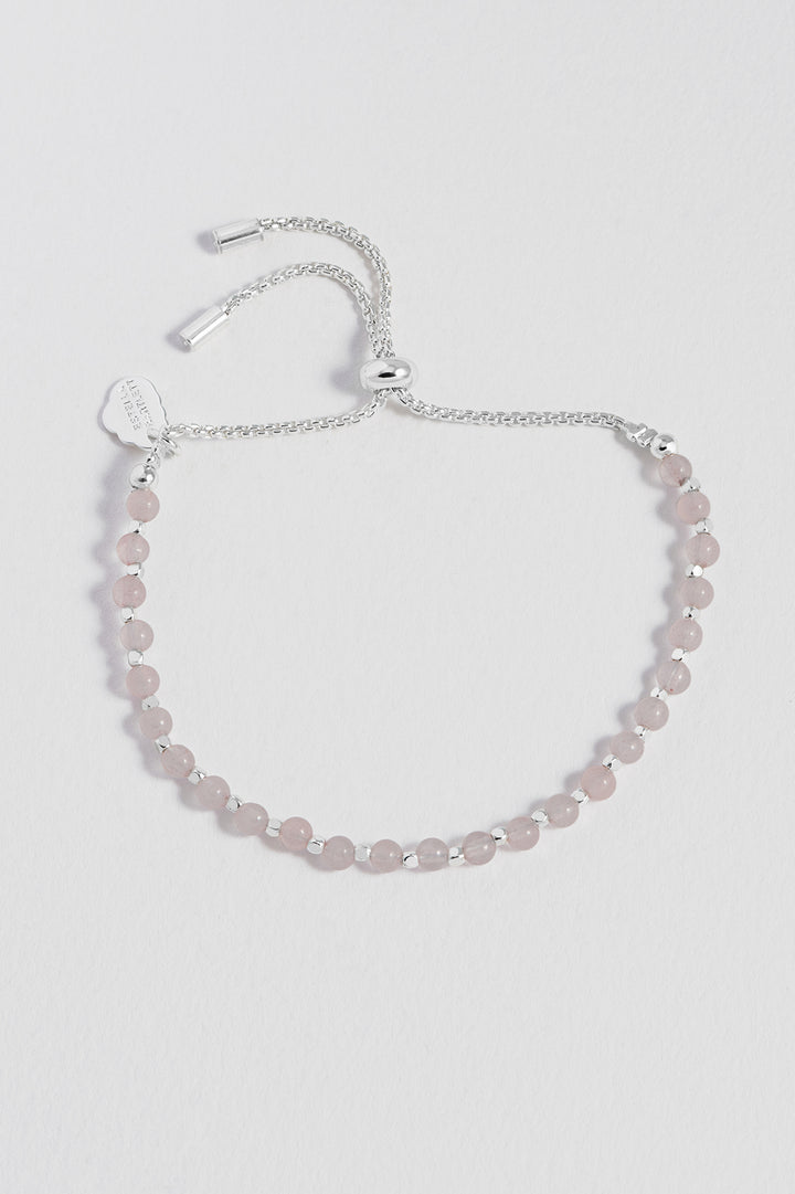 Wellness Rose Quartz Gemstone Amelia Bracelet