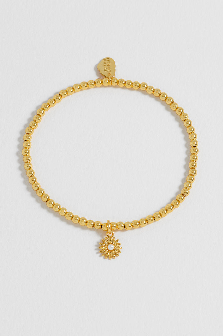 Flower And Pearl Sienna Bracelet