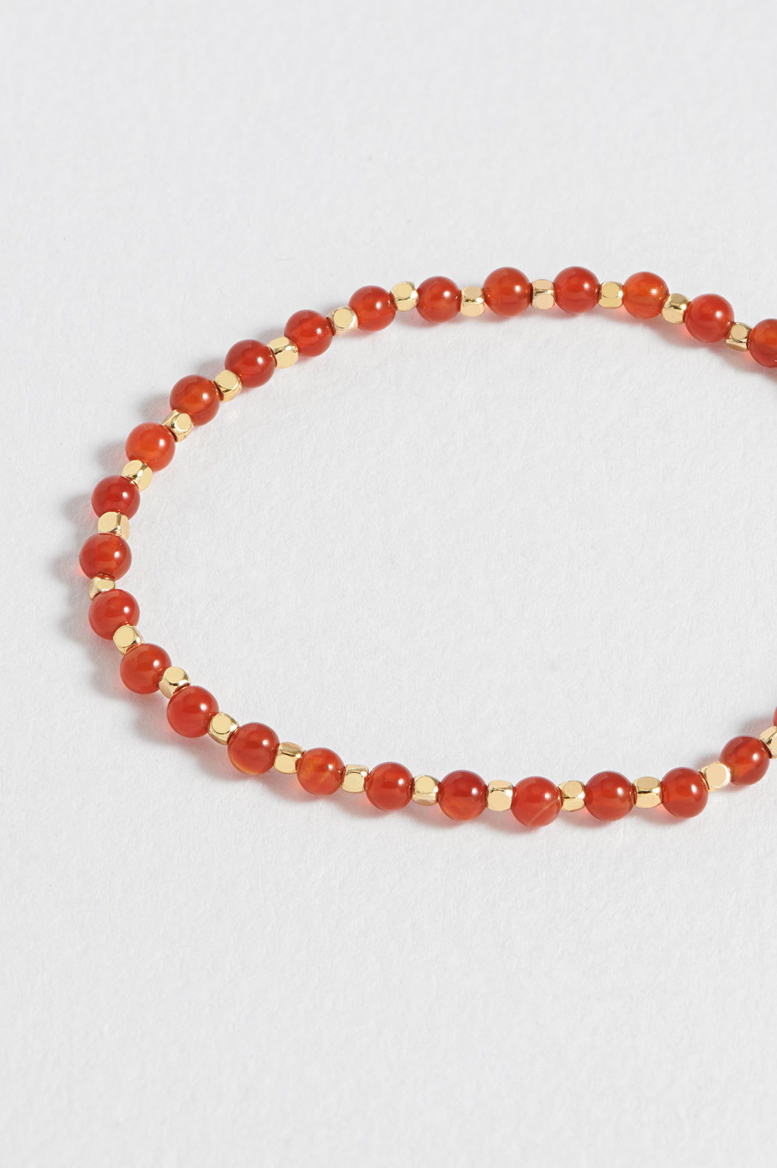 Wellness Red Agate Gemstone Amelia Bracelet