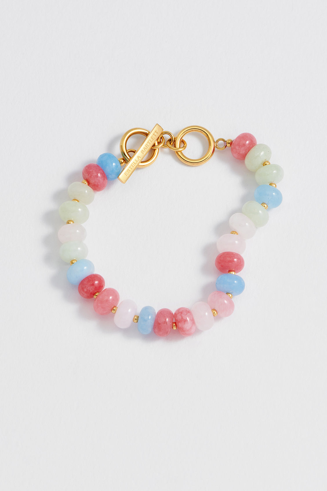 Candy Gemstone T-Bar Bracelet