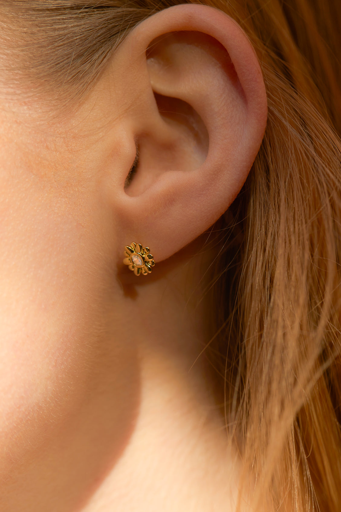 CZ Flower Studs