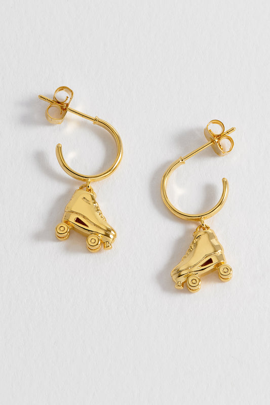 Rollerskate Hoop Earrings