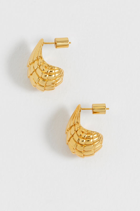 Seashell Teardrop Earrings