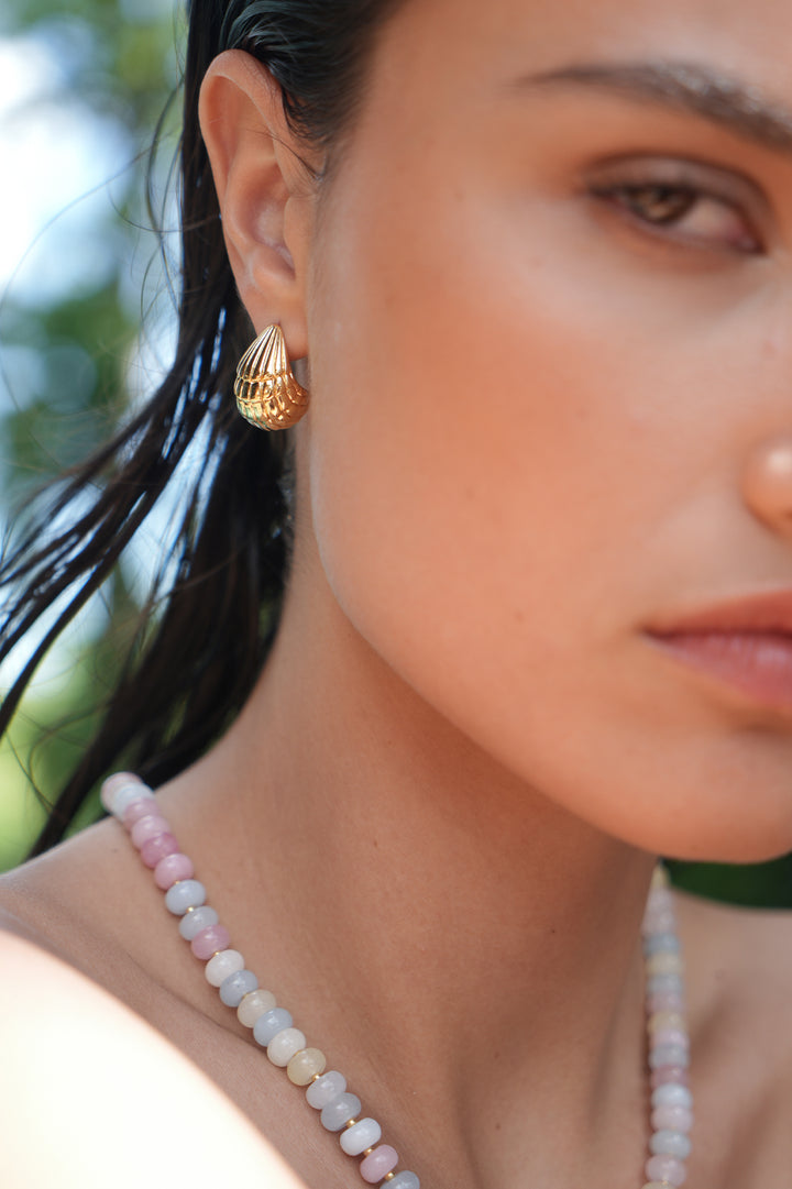 Seashell Teardrop Earrings