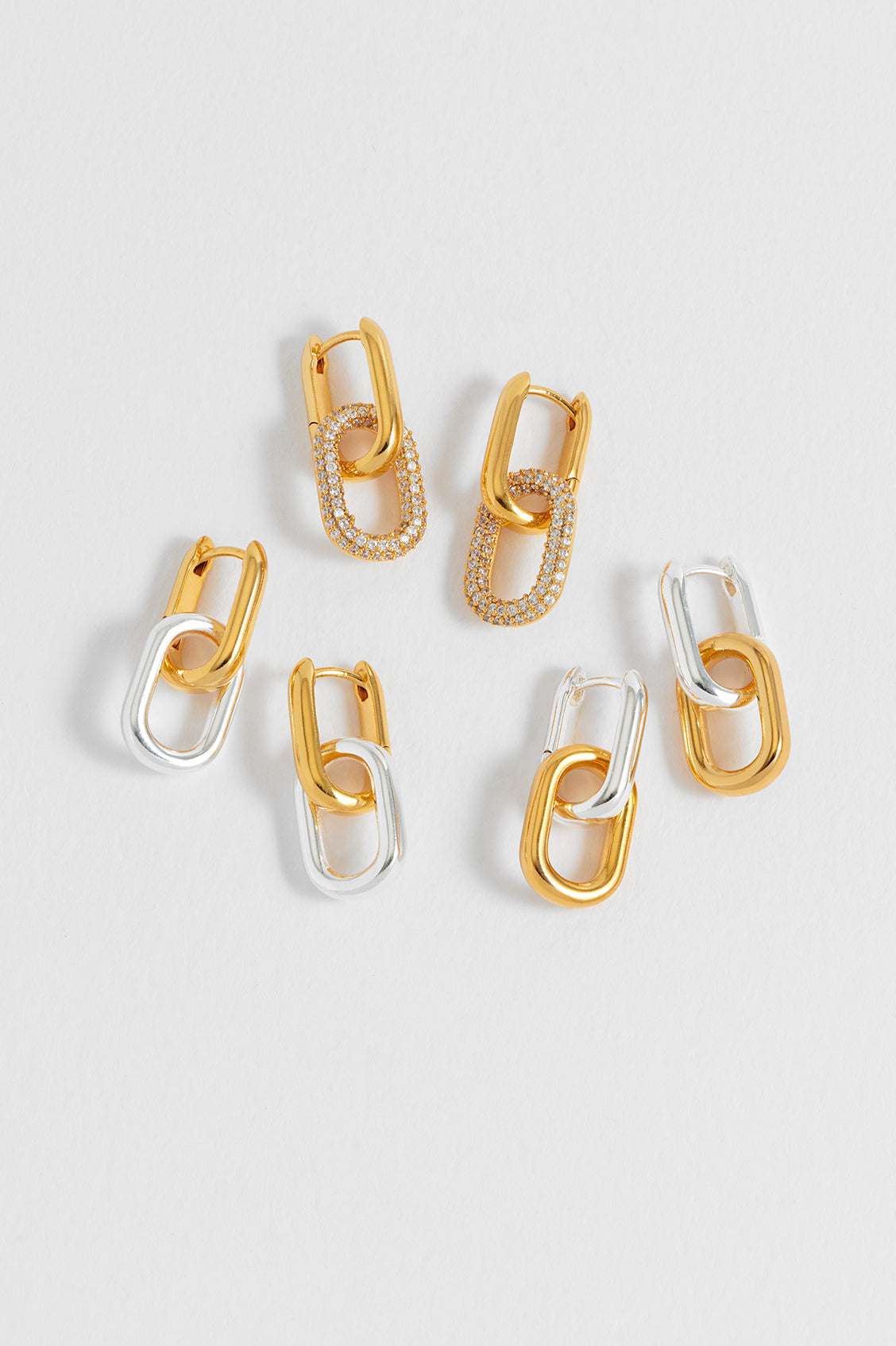 Mixed Link Hoops