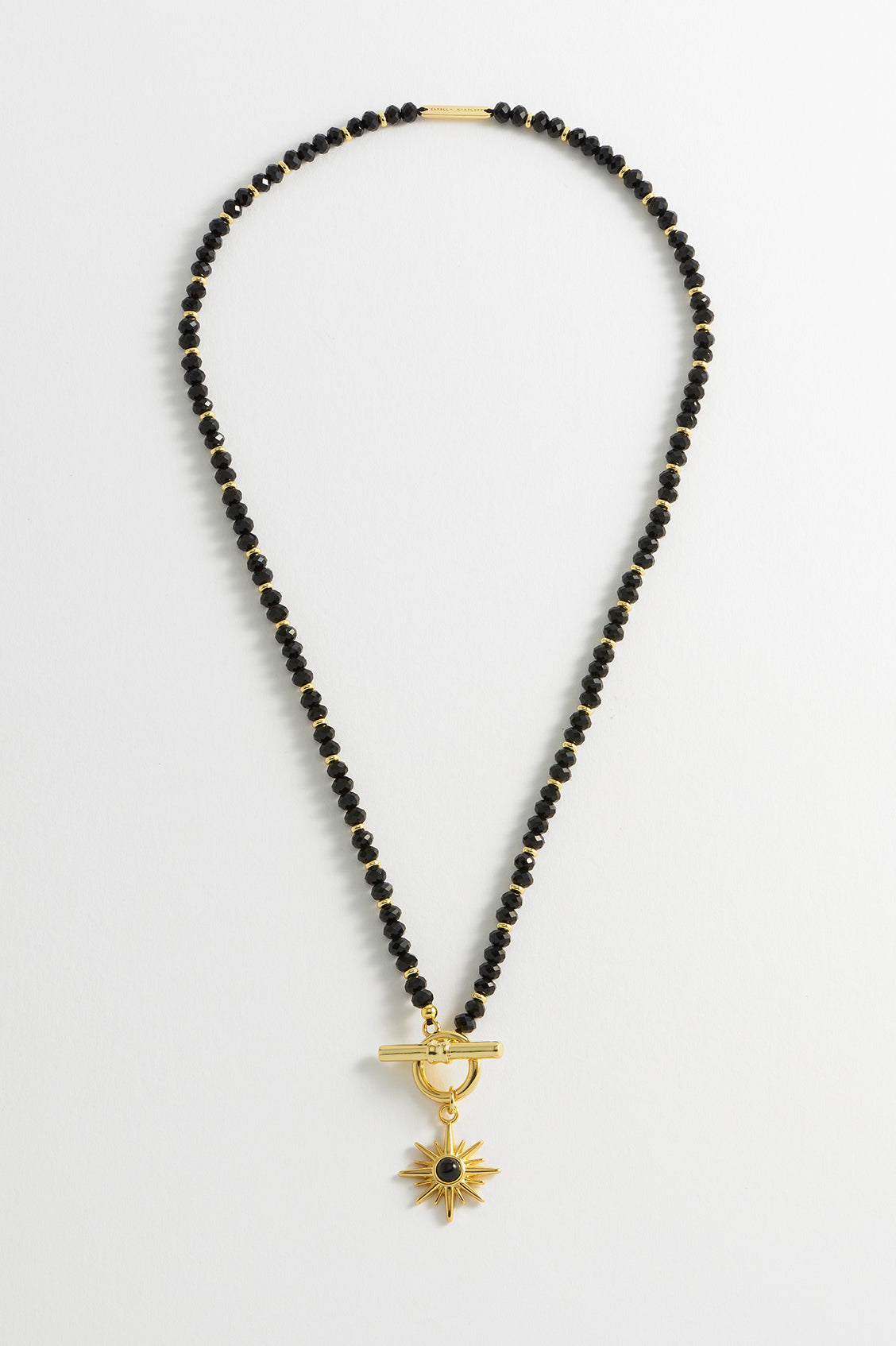 Beaded Star T-Bar Pendant