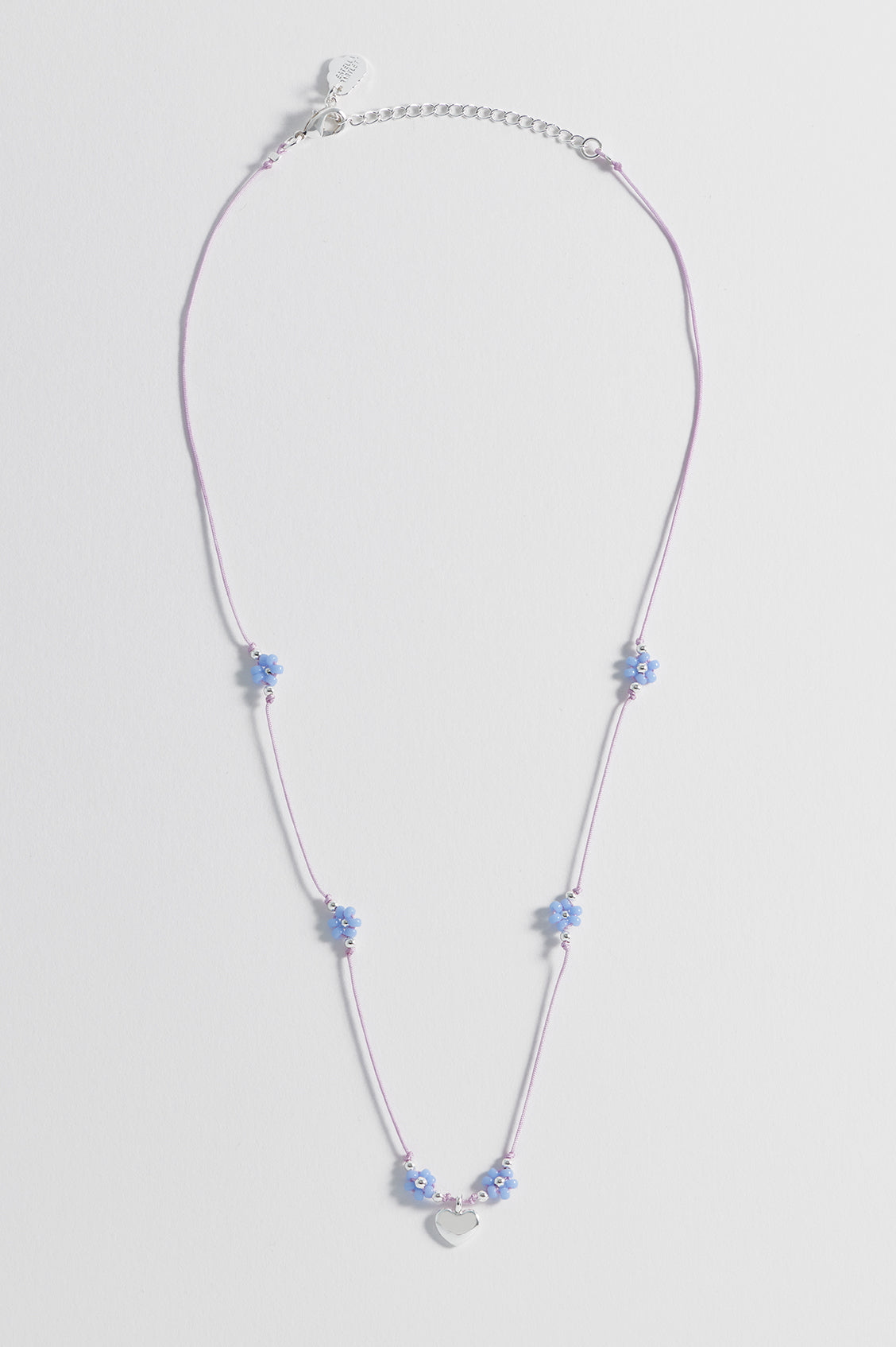 Flower Heart Miyuki Necklace