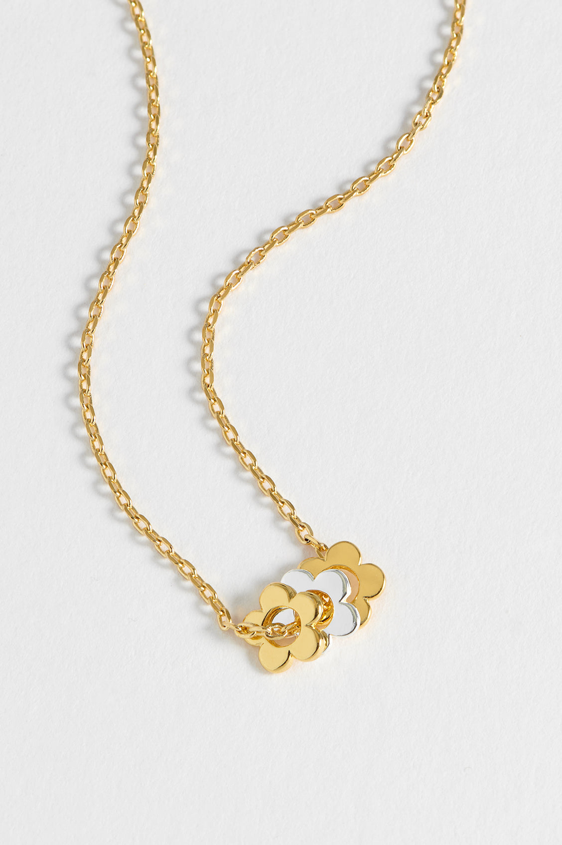 Trio Flower Necklace