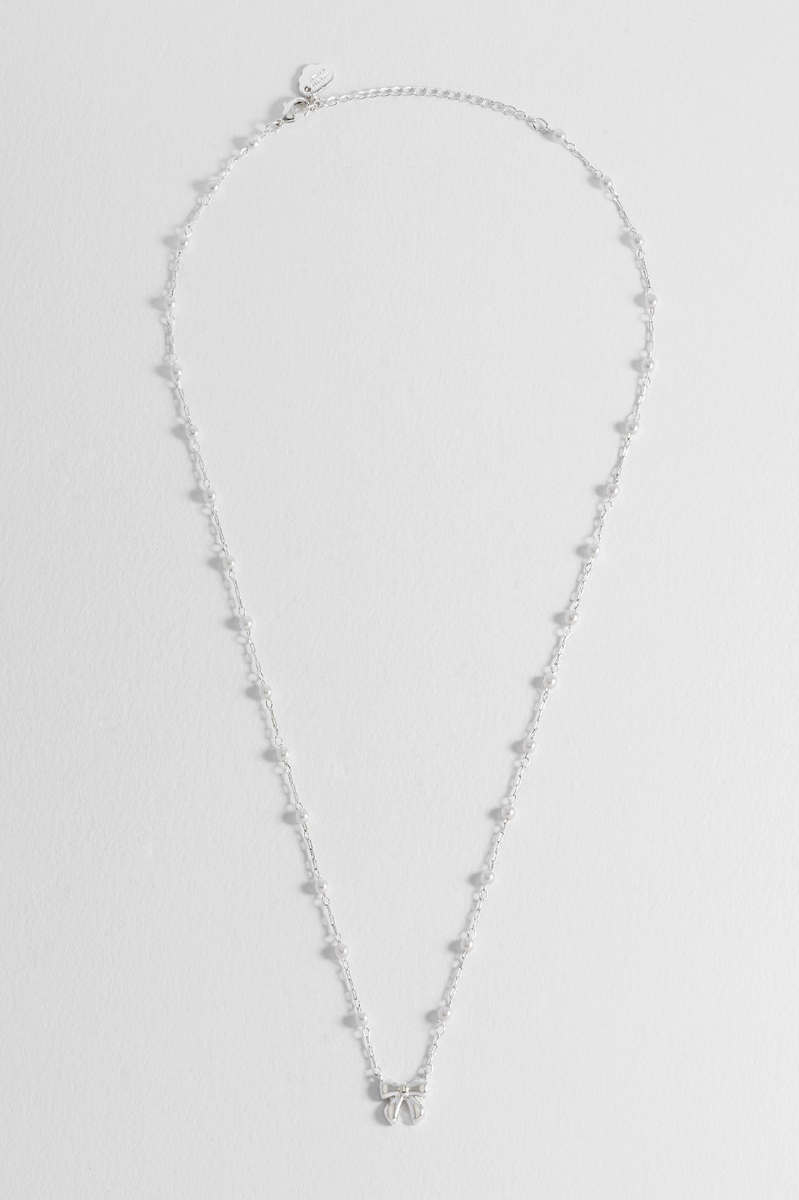 Pearl Bow Necklace