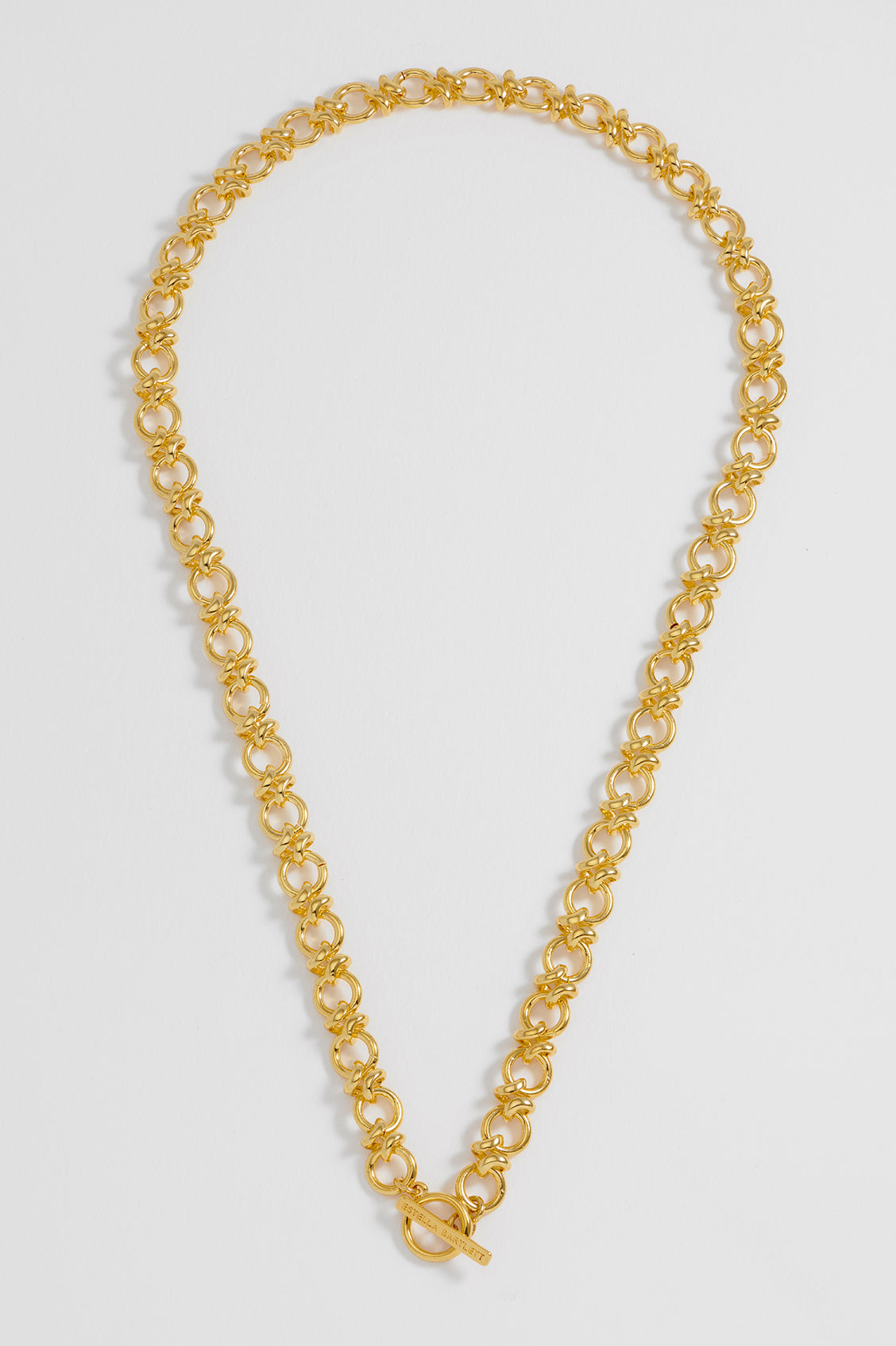 Knot Link T-Bar Necklace