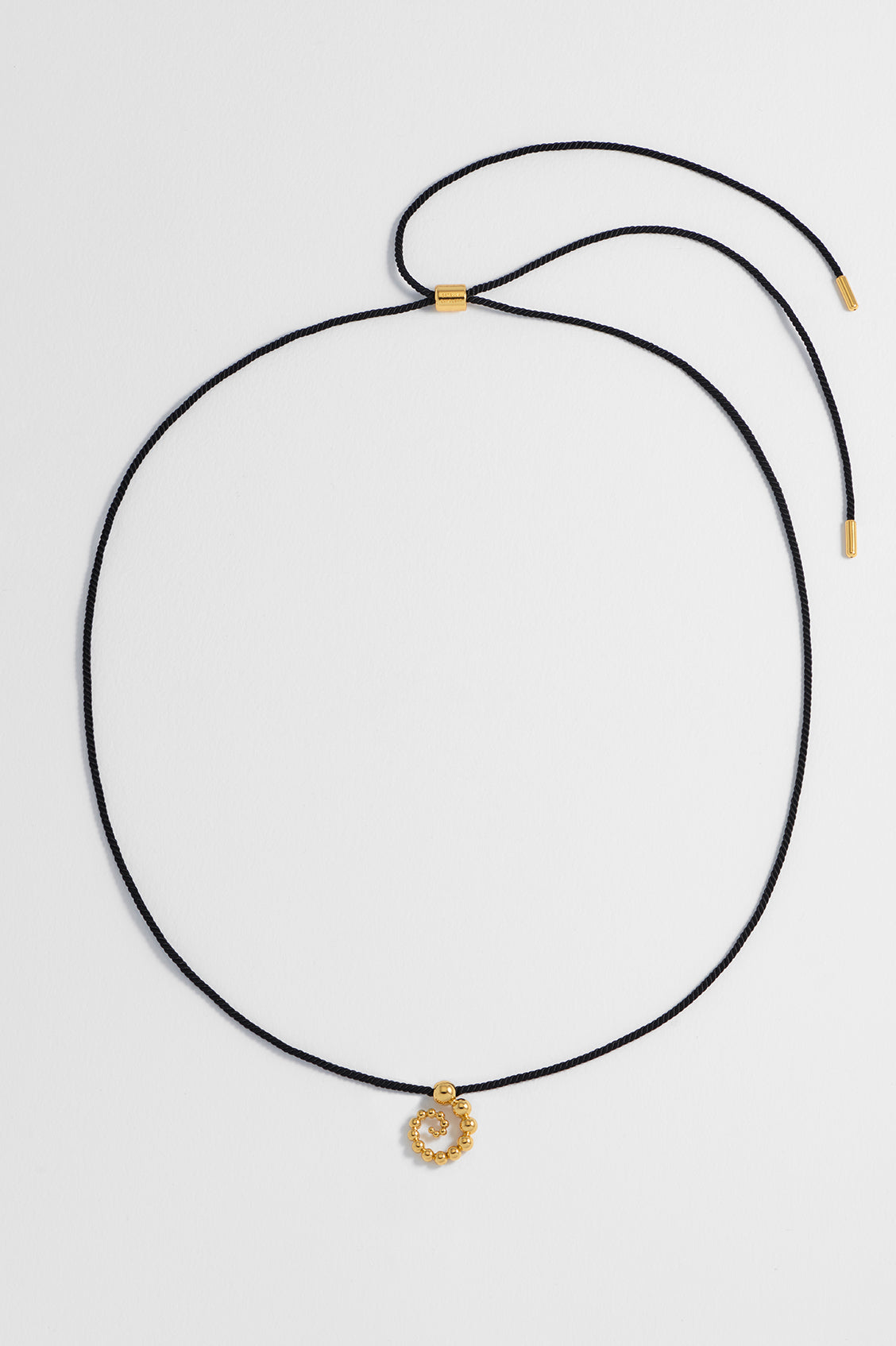 Swirl Cord Necklace