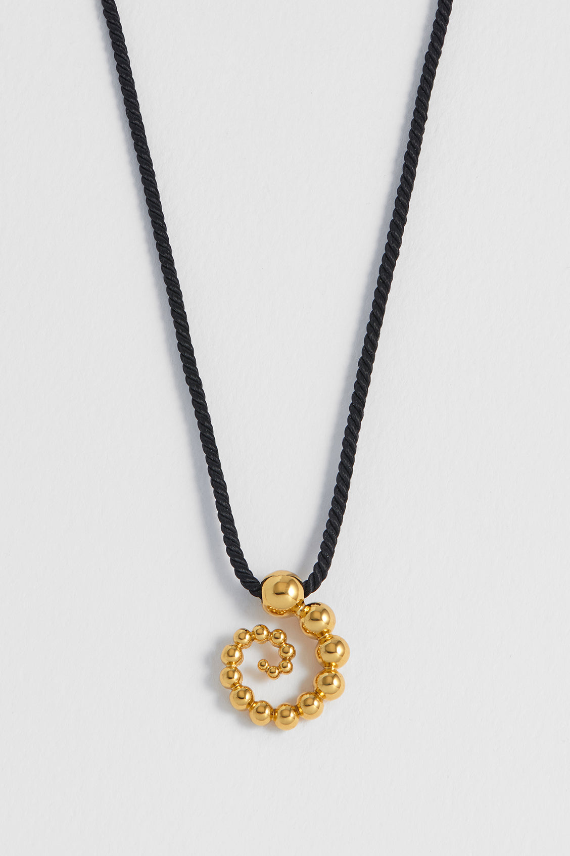 Swirl Cord Necklace