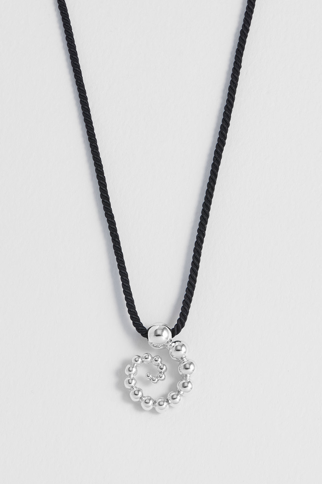 Swirl Cord Necklace