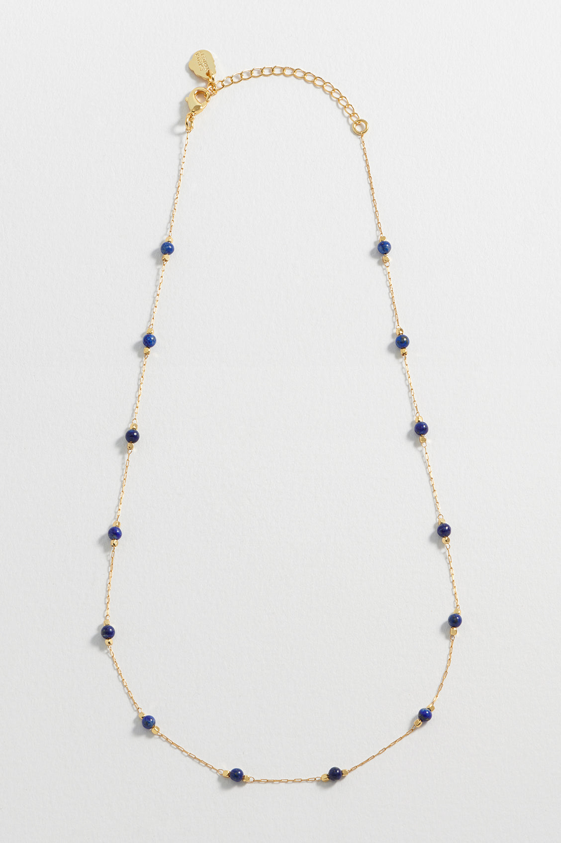 Wellness Lapis Lazuli Gemstone Bead Necklace