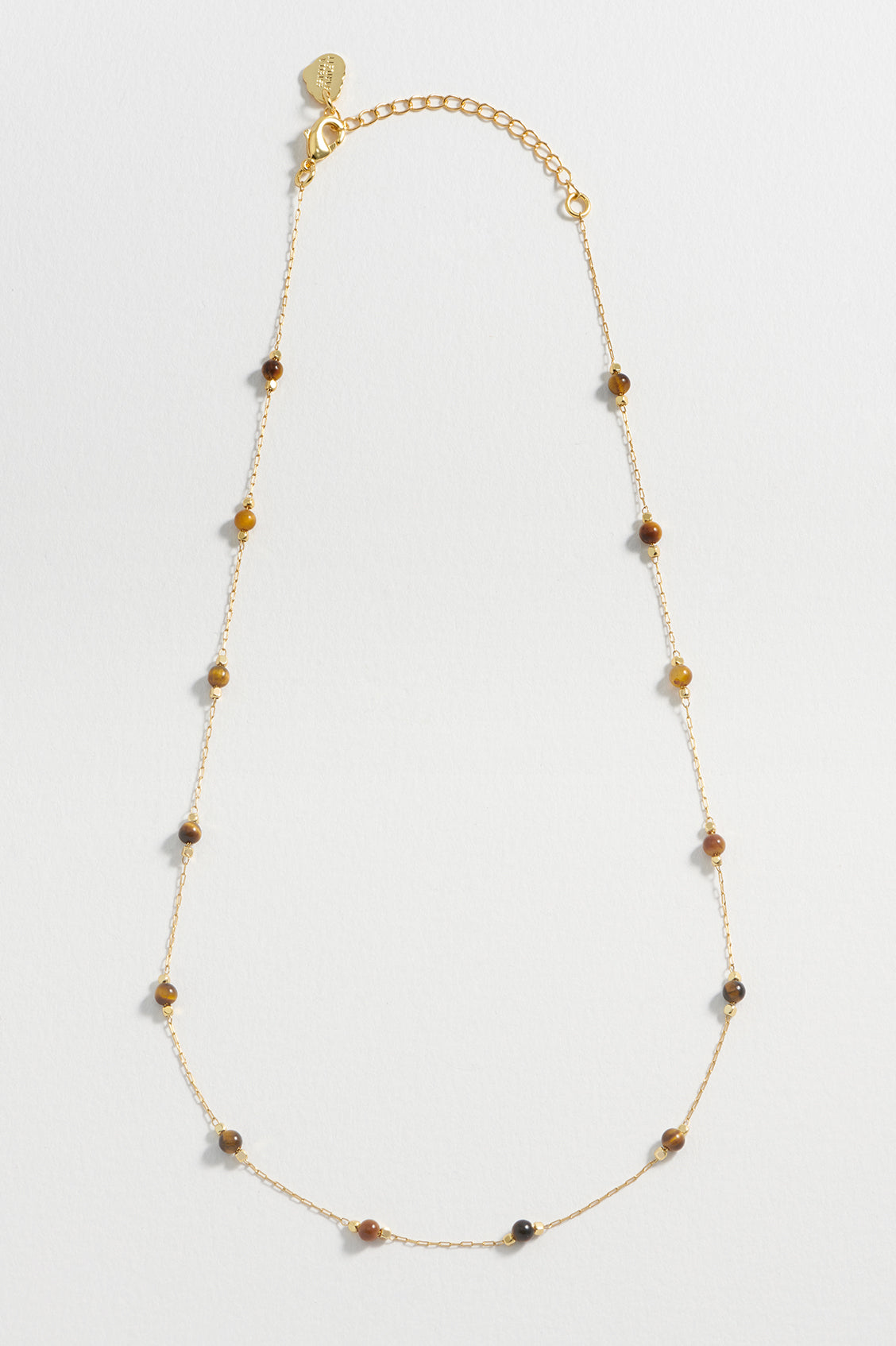 Wellness Tigers Eye Gemstone Bead Necklace
