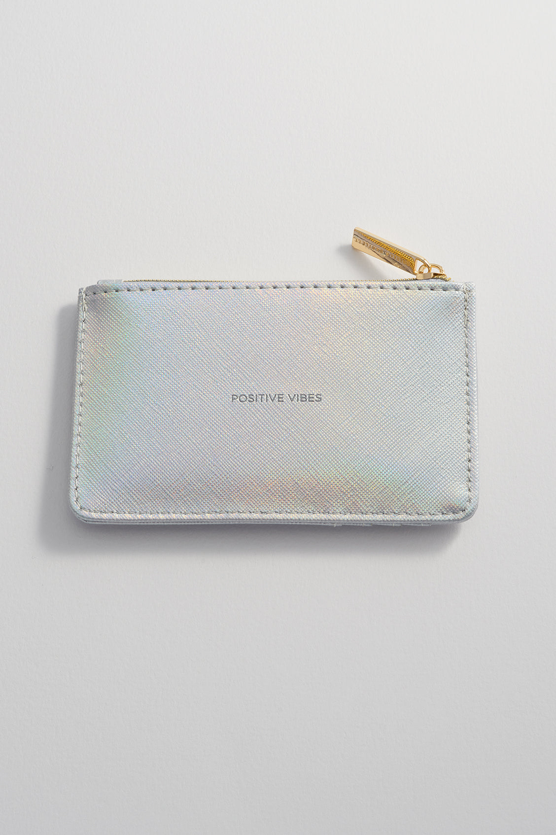 Positive Vibes Rectangle Card Purse