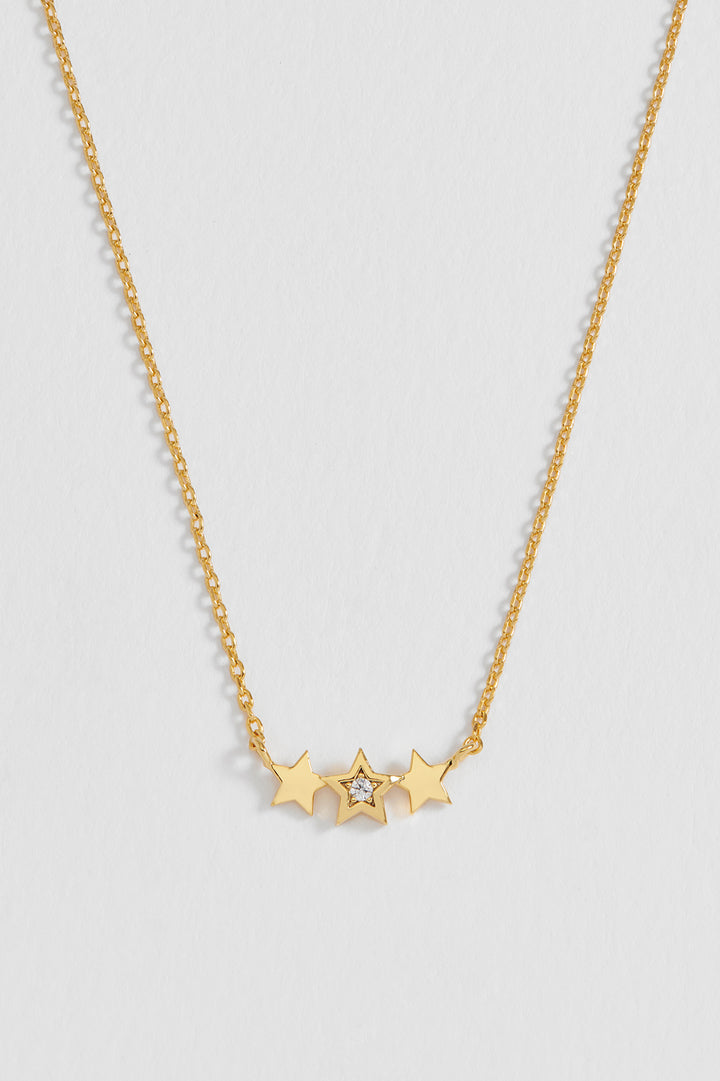 Trio Star Necklace