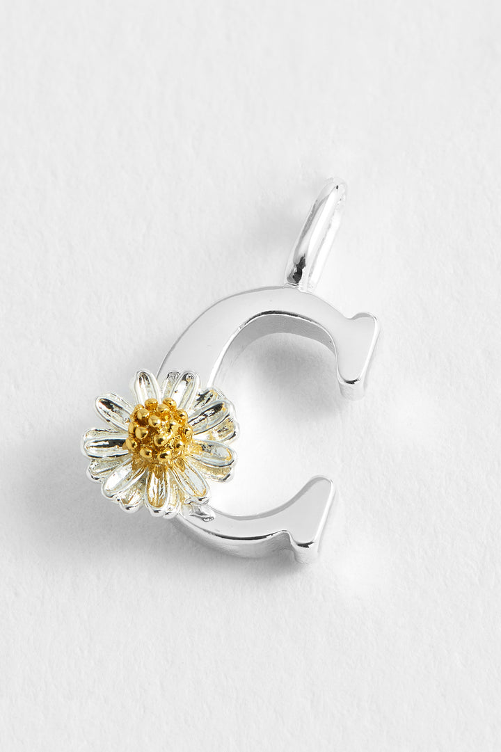 Wildflower Initial Charm