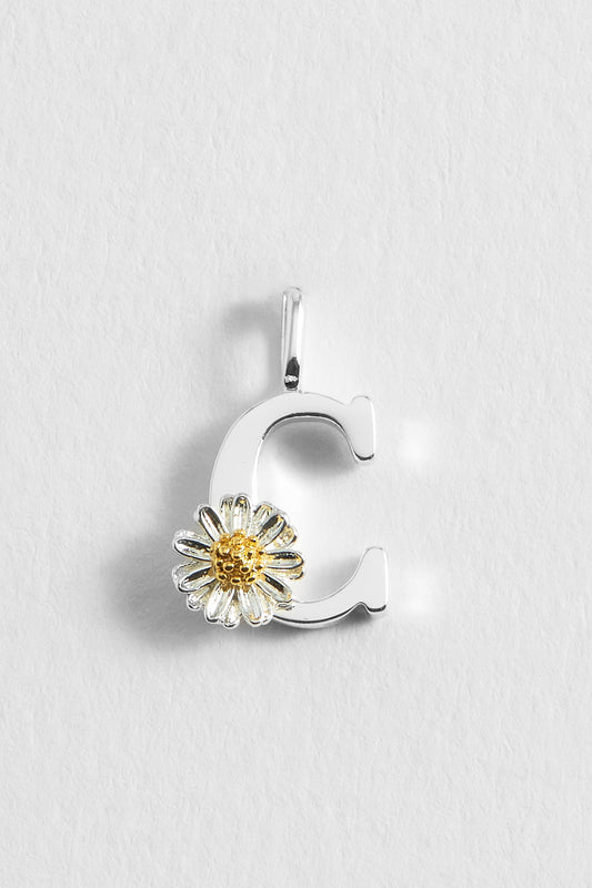 Wildflower Initial Charm