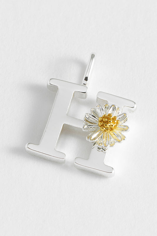 Wildflower Initial Charm