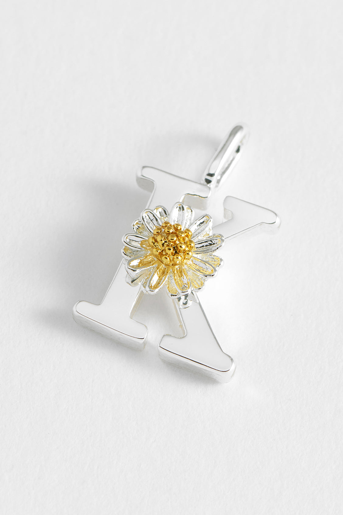 Wildflower Initial Charm