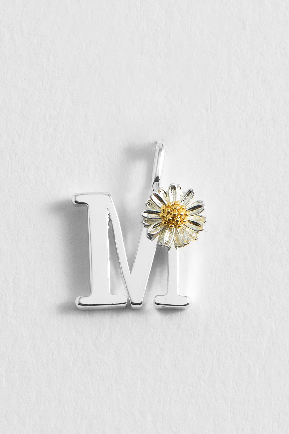 Wildflower Initial Charm