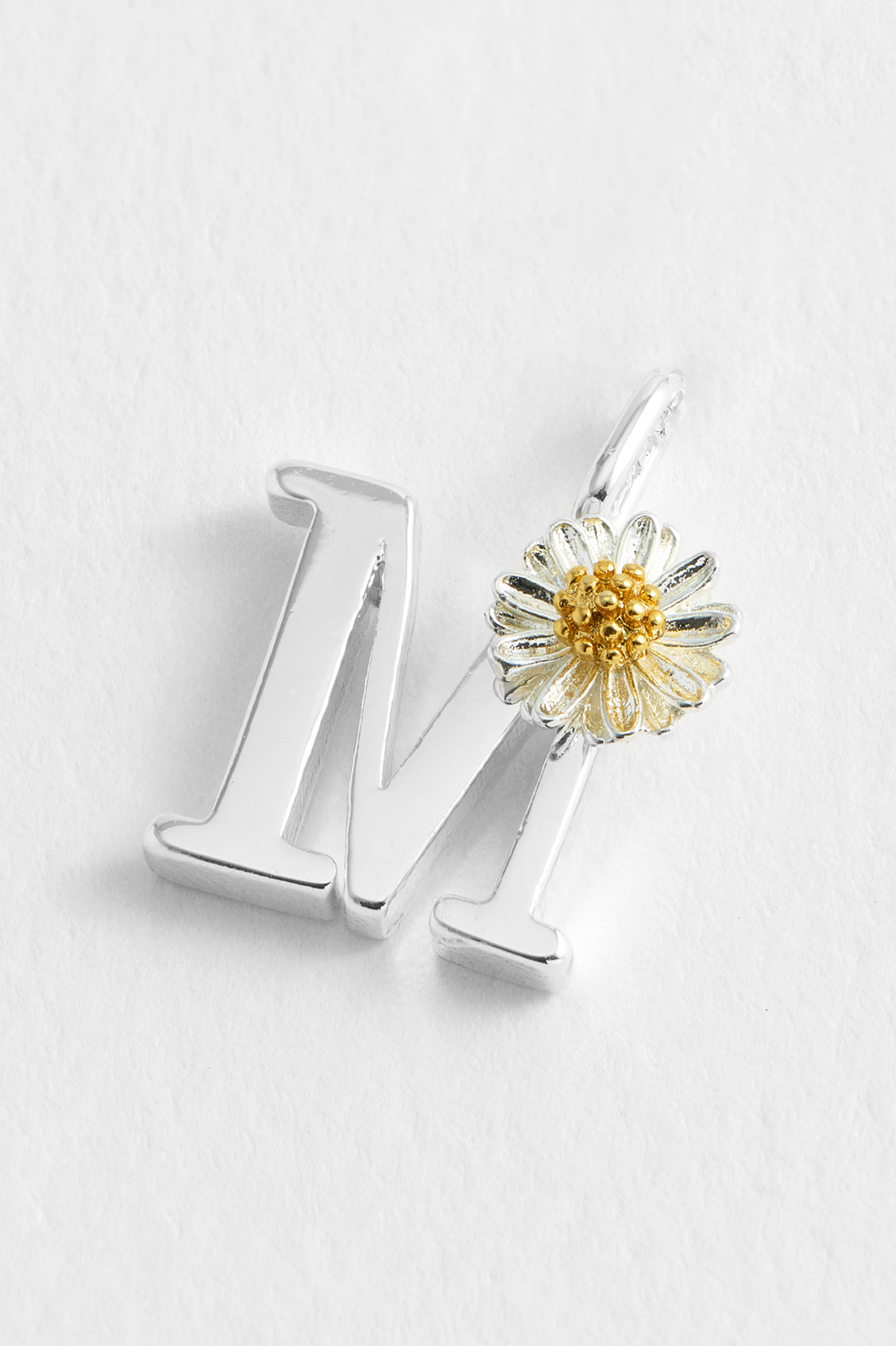 Wildflower Initial Charm