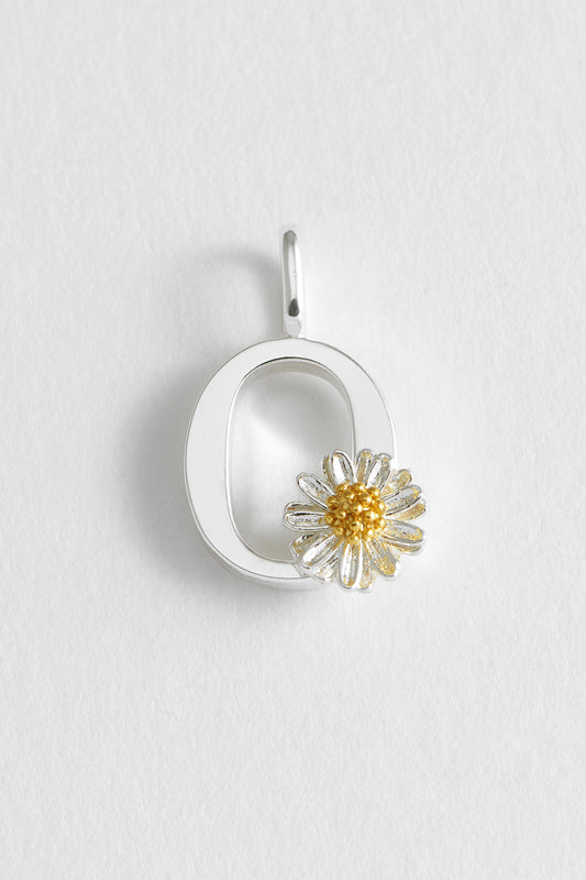 Wildflower Initial Charm