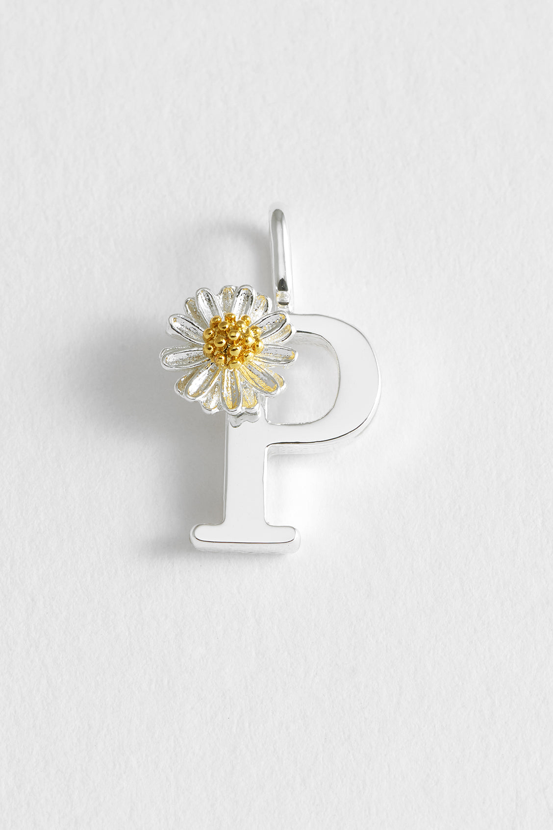 Wildflower Initial Charm