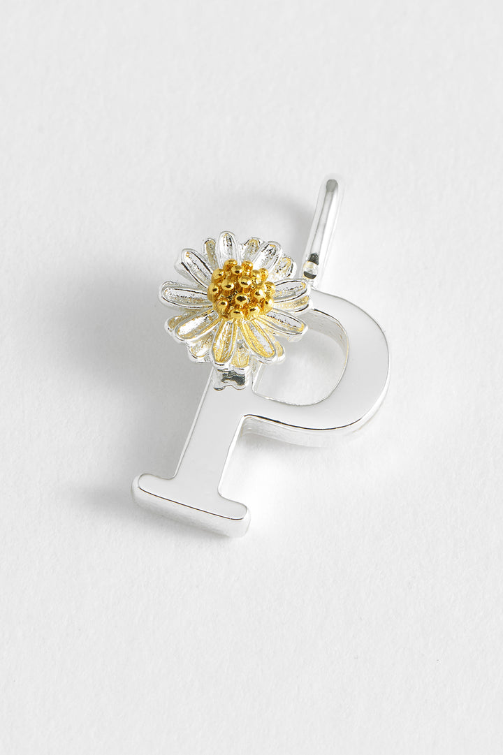 Wildflower Initial Charm