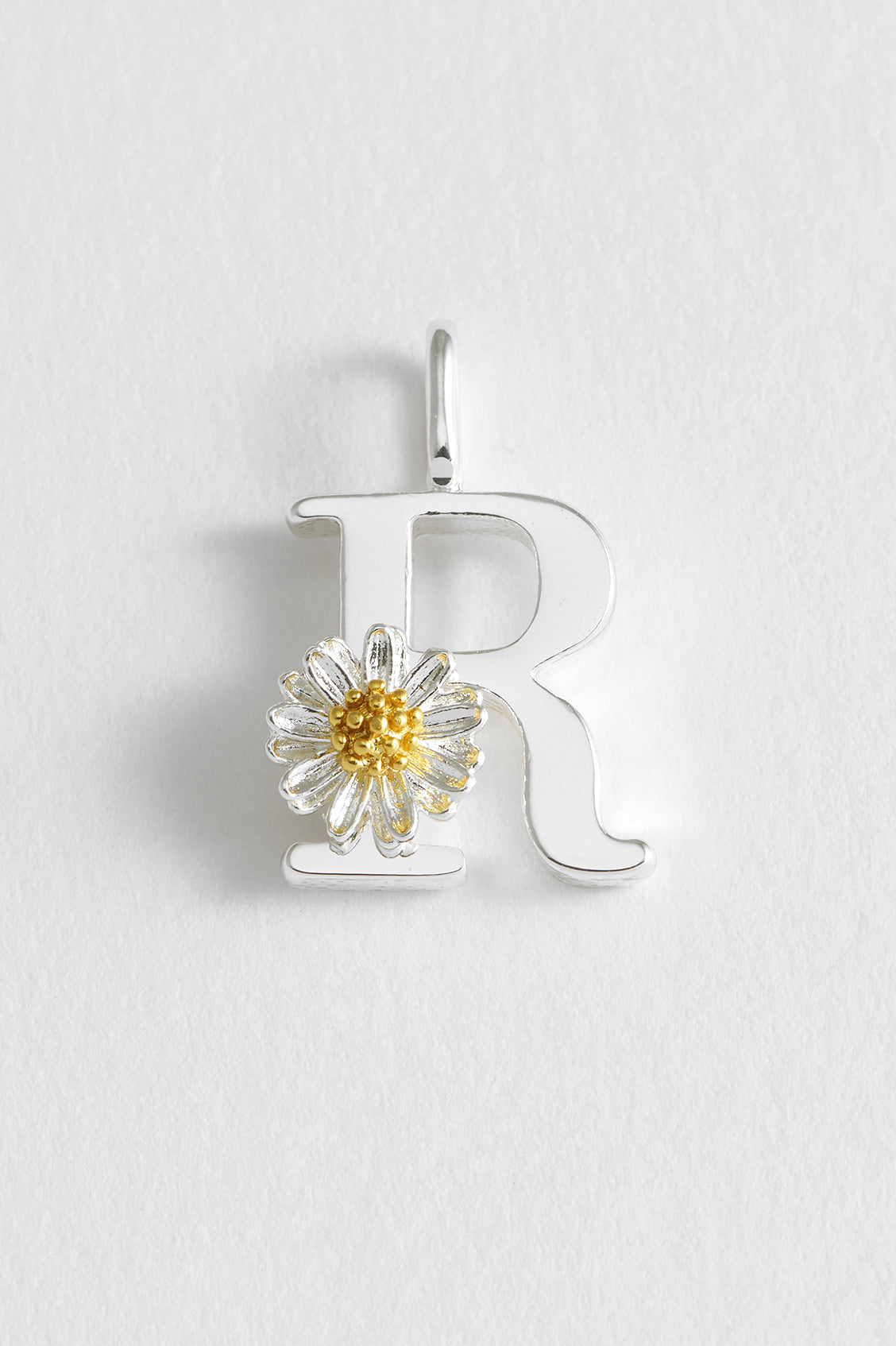 Wildflower Initial Charm